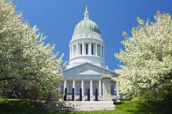 Maine state house building